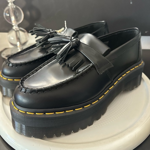 🆕Dr. Martens ADRIAN QUAD Platform Tassel Loafers - Picture 3 of 17